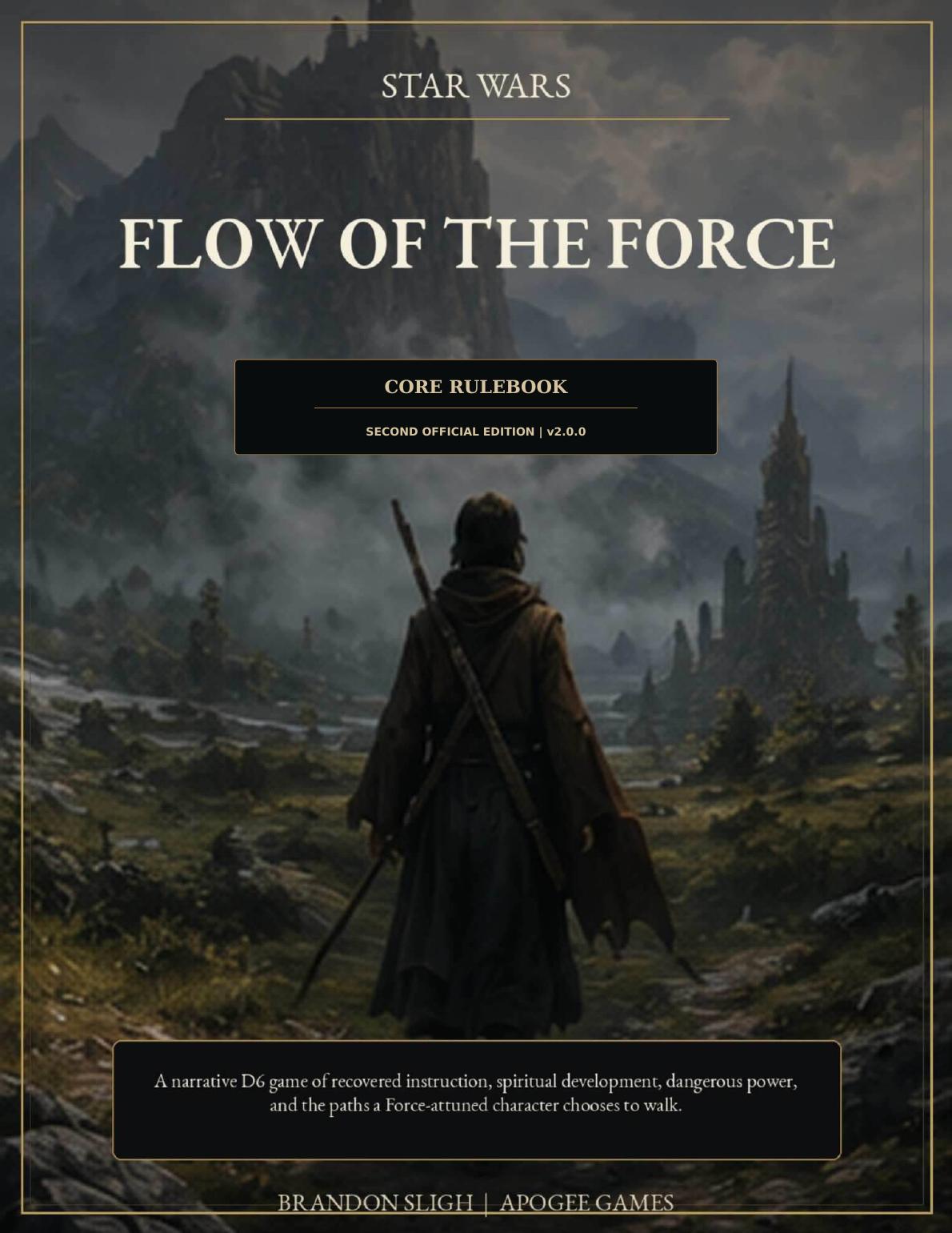 Cover of Star Wars: Flow of the Force Core Rulebook v2.0.0
